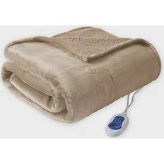 Beautyrest Berber Blankets Beige (177.8x152.4)