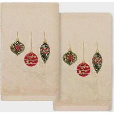 Linum Home Textiles Christmas Ornaments Guest Towel Beige (76.2x40.64cm)