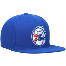 Mitchell & Ness Philadelphia 76ers Team Ground Snapback Hat Men - Royal