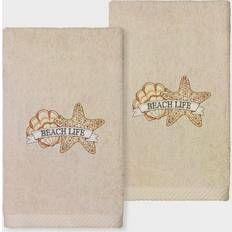 Linum Home Textiles Beach Life Guest Towel Beige (76.2x40.64cm)