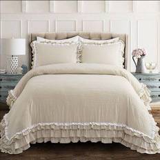 Lush Decor Ella Bedspread Beige (264.16x233.68cm)