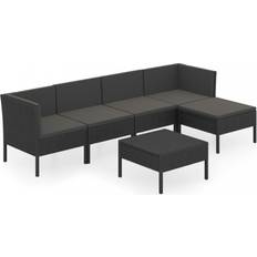 vidaXL 3094385 Loungeset, Bord inkl. 4 Soffor