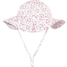 9-12M - Girls Accessories Children's Clothing Hudson Baby Sun Protection Hat - Pink Green Peony (10357469)