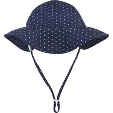 9-12M - Girls Accessories Children's Clothing Hudson Baby Sun Protection Hat - Navy Blue Dot (10357463)