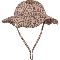 9-12M - Girls Bucket Hats Children's Clothing Hudson Baby Sun Protection Hat - Brown Leopard (10357466)