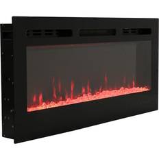 Steel Fireplaces Sunnydaze Modern Flame LOE-357