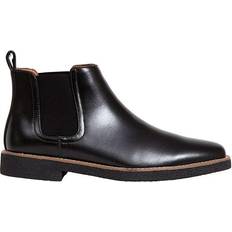 Suede Chelsea Boots Deer Stags Rockland - Black Smooth