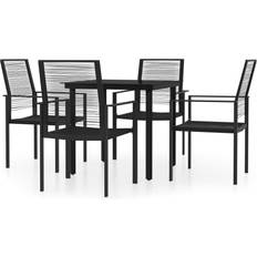 vidaXL 3099198 Patio Dining Set, 1 Table incl. 4 Chairs