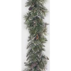 National Tree Company 6 ft Glittery Bristle Pine Garland Decoration 6"