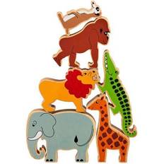 Éléphant Figurines en Bois Lanka Kade Fair Trade Wild Animals