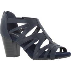 Foam Heeled Sandals Easy Street Amaze - Navy