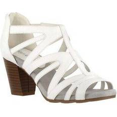 Foam Heeled Sandals Easy Street Amaze - White