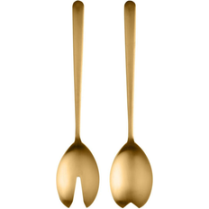 Dishwasher Safe Serving Cutlery Mepra Linea Ice Oro Salad Server