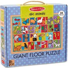 Floor Jigsaw Puzzles Melissa & Doug ABC Animals 35 Pieces