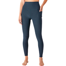 3XL Tights Beyond Yoga Spacedye Out Of Pocket High Waisted Midi Legging Women - Nocturnal Navy