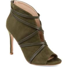 Journee Collection Samara Women's Ankle Boots, Wide, Dark Green