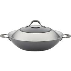 Non-stick Wok Pans Circulon Elementum Hard Anodized with lid