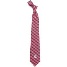 Red Ties Eagles Wings Gingham Tie - Washington Nationals