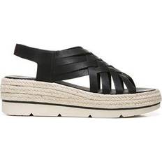 Faux Leather Espadrilles Scholl Off Site - Black