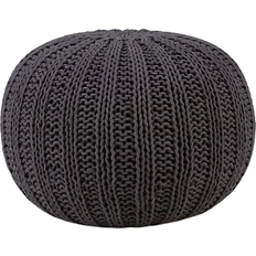 Simpli Home Shelby Pouffe 14"