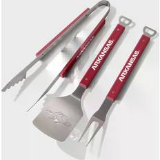 Plastic Barbecue Cutlery YouTheFan Arkansas Razorbacks Spirit Series Barbecue Cutlery 3pcs