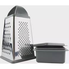 Silver Graters Tovolo Elements Box With Storage Grater 2pcs