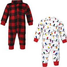 Playsuits Hudson Baby Plush Jumpsuits, Christmas Lights (10115728)