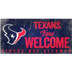 Fan Creations Houston Texans Fans Welcome Sign