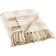 Design Imports Modern Farmhouse Blankets Beige (152.4x127cm)