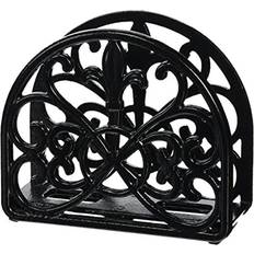 Cast Iron Napkin Holder Home Basics Fleur De Lis Napkin Holder