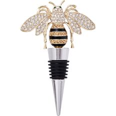 Steel Bottle Stoppers Joanna Buchanan Stripey Bee Bottle Stopper