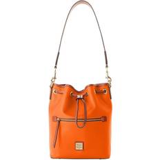 Dooney & Bourke Pebble Grain Drawstring Bag - Clementine