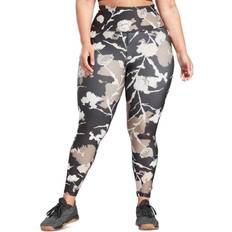 Clothing Reebok Workout Ready Printed Leggings Plus Size Women - Black