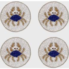 Vetro Sottobicchieri Joanna Buchanan Crab Coasters Set of 4 Sottobicchiere 10.16cm 4pcs