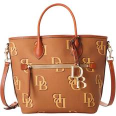 Dooney & Bourke Detachable Shoulder Strap Totes & Shopping Bags Dooney & Bourke Monogram Handle Tote - Saddle