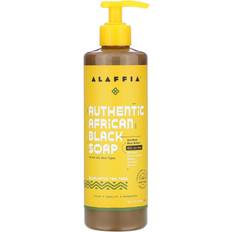 Authentic African Black Soap Body wash Eucalyptus Tea Tree
