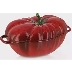 Staub Ceramic 16 oz Petite Tomato Cocotte - Cherry con coperchio 0.4 L
