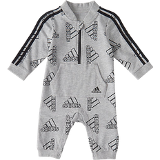 Jumpsuits Adidas Allover Print Romper - Grey Heather