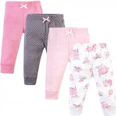 1-3M Pants Children's Clothing Hudson Cotton Pants and Leggings 4-pack - Basic Pink Floral (10125659)