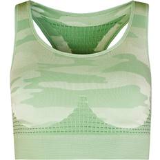 Sweaty Betty Stamina Sports Bra - Spring Green Camo Jacquard