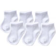 Luvable Friends No-Show Socks 6-Pack - White (26060)