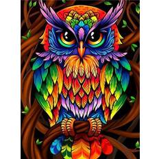 5D Owl Diamond Painting Square Beads 50x70cm