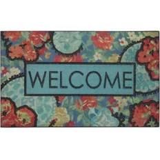 Multicolored Entrance Mats Mohawk Doorscapes Green, Red 18x30"