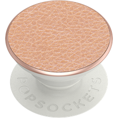Orange Holdere til mobile enheder Popsockets Pebbled Vegan Leather Rose Gold