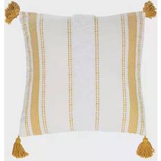 Cotton Complete Decoration Pillows Safavieh Polli Complete Decoration Pillows Yellow, Beige (50.8x50.8)