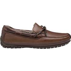 Boat Shoes Johnston & Murphy Cort Shearling - Brown/Dark Brown