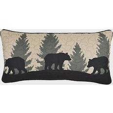 Donna Sharp Bear Walk Plaid Complete Decoration Pillows Multicolour (55.88x27.94cm)