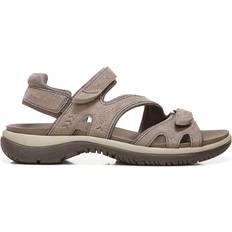 Suede - Women Sport Sandals Scholl Adelle 4 - Taupe