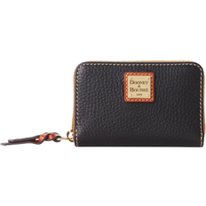 Credit card Dooney & Bourke Pebble Grain Large Zip Around Credit Card Case - Black