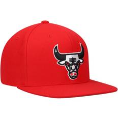 Mitchell & Ness Chicago Bulls Hardwood Classics Team Ground Snapback Hat Men - Red
